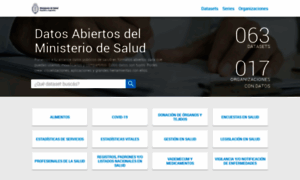 Datos.salud.gob.ar thumbnail