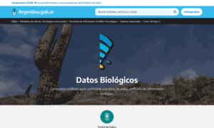 Datosbiologicos.mincyt.gob.ar thumbnail