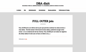 Dbadixit.com thumbnail