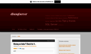 Dbasqlserver.wordpress.com thumbnail