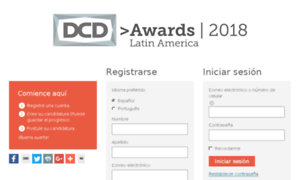 Dcdlatam.awardsplatform.com thumbnail