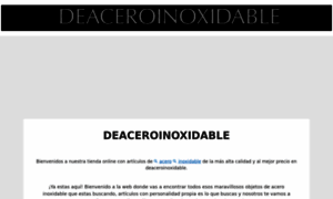 Deaceroinoxidable.com.es thumbnail