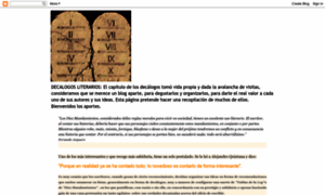 Decalogosliterarios.blogspot.com.es thumbnail