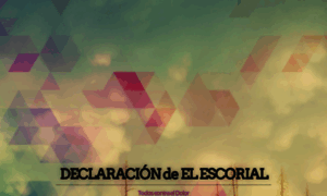 Declaraciondelescorial.es thumbnail
