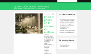 Decoracionderestaurantes.info thumbnail