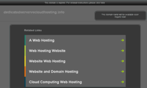 Dedicatedservervscloudhosting.info thumbnail