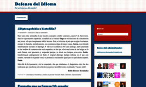 Defensadelidioma.wordpress.com thumbnail