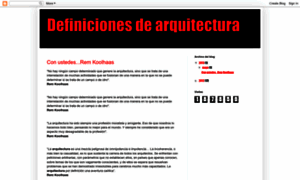 Definicionesdearquitectura.blogspot.com thumbnail