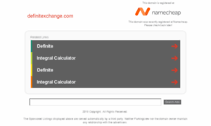 Definitexchange.com thumbnail