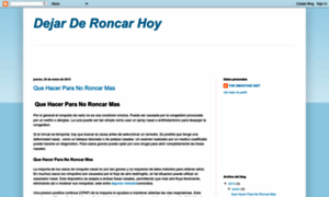 Dejarderoncarhoymismo.blogspot.com thumbnail
