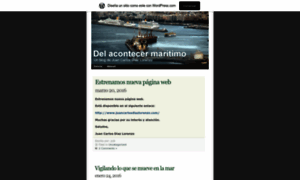Delacontecerportuario.wordpress.com thumbnail