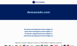 Demasiado.com thumbnail