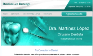 Dentistasdurango.mx thumbnail