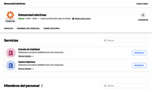 Denunciascolectivas.reservio.com thumbnail