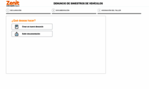 Denunciovehiculo.zenitseguros.cl thumbnail