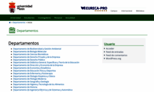 Departamentos.unileon.es thumbnail