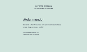 Deportecabezon.com thumbnail