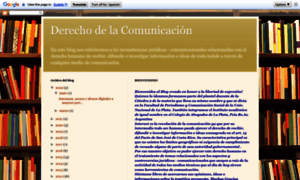 Derechodelacomunicacion.blogspot.com.ar thumbnail