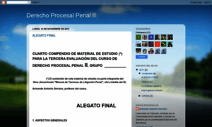 Derechoprocesalpenaldosues.blogspot.com thumbnail