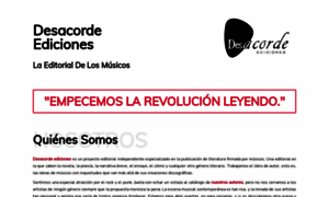Desacordeediciones.com thumbnail