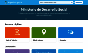 Desarrollosocial.gov.ar thumbnail