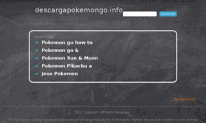 Descargapokemongo.info thumbnail