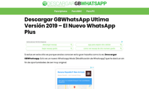 Descargargbwhatsapp.com thumbnail