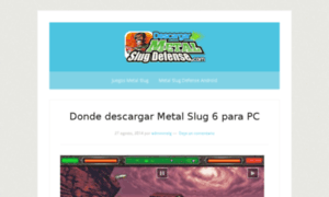 Descargarmetalslugdefense.com thumbnail