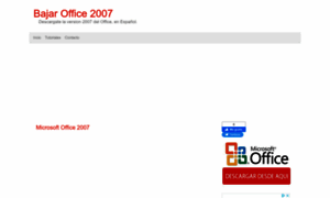 Descargaroffice2007.com thumbnail