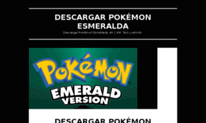 Descargarpokemonesmeralda.wordpress.com thumbnail