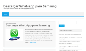 Descargarwhatsappparasamsung.org thumbnail