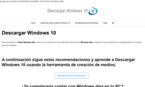 Descargarwindows10.com.ar thumbnail