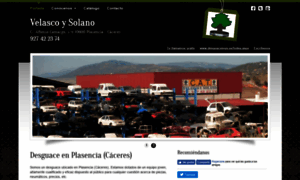 Desguacevelascoysolano.com thumbnail