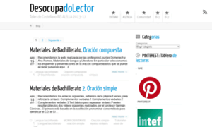 Desocupadolector.com thumbnail
