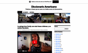 Diccionarioamericanoorg.wordpress.com thumbnail