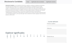 Diccionariocordobes.com thumbnail