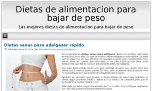 Dietasdealimentacionparabajardepeso.com thumbnail