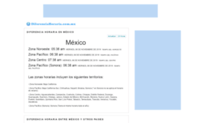 Diferenciahoraria.com.mx thumbnail