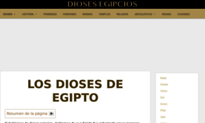 Diosesegipcios.com thumbnail