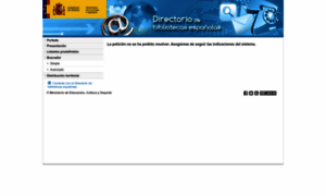 Directoriobibliotecas.mcu.es thumbnail
