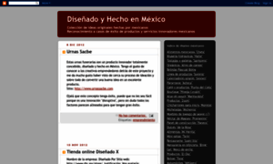 Disenadoenmexico.blogspot.com thumbnail