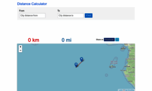 Distancecalculator.net thumbnail
