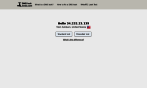 Dnsleaktest.com thumbnail