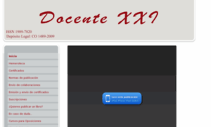 Docentexxi.com thumbnail