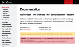 Docs.wowonder.com thumbnail