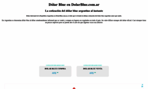 Dolarblue.com.ar thumbnail