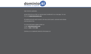 Dominio.si thumbnail