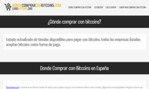 Dondecomprarconbitcoins.com thumbnail
