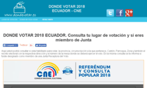 Dondevotar.ec thumbnail