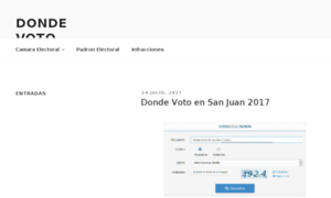 Dondevoto20.com thumbnail